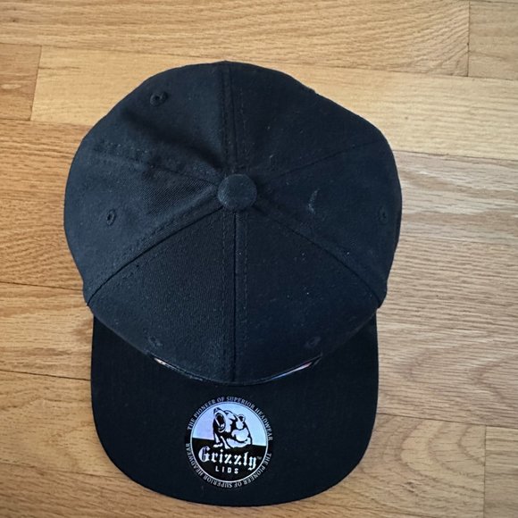 NWT Grizzly Lids Swordfish Black Hat - Picture 6 of 10